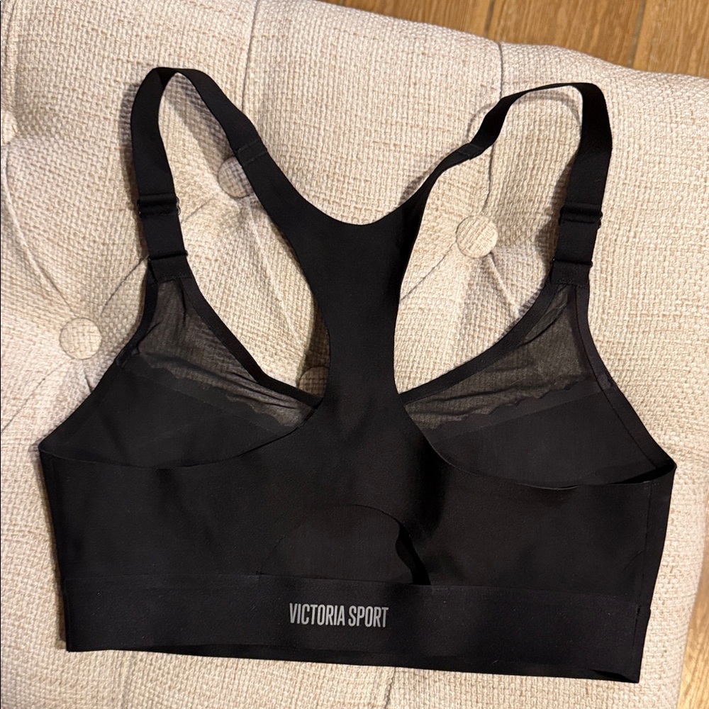 Victoria's Secret Black Mesh Sports Bra - Picture 3 of 4